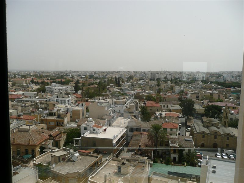 View from Debenhams 11th floor observatory over Nicosia