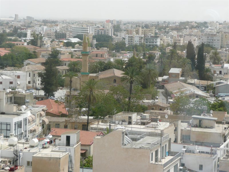 View from Debenhams 11th floor observatory over Nicosia