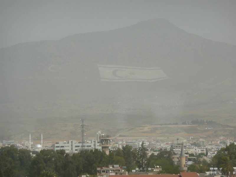 View from Debenhams 11th floor observatory over Nicosia