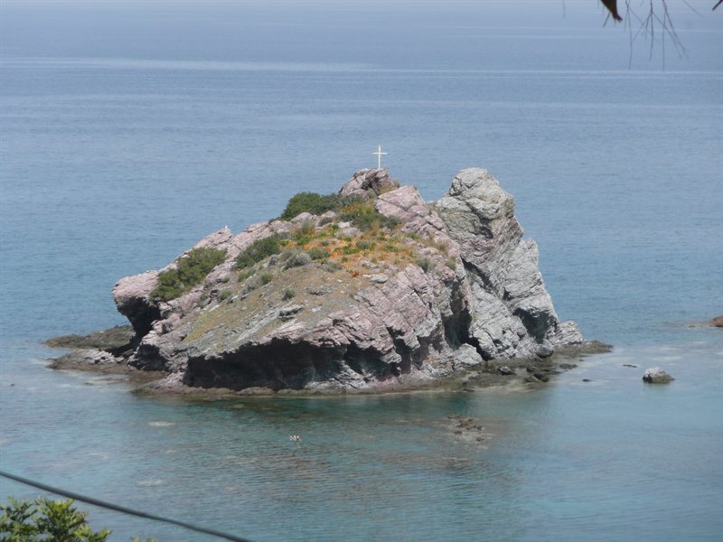 View from restaurant at Aphrodite's Baths