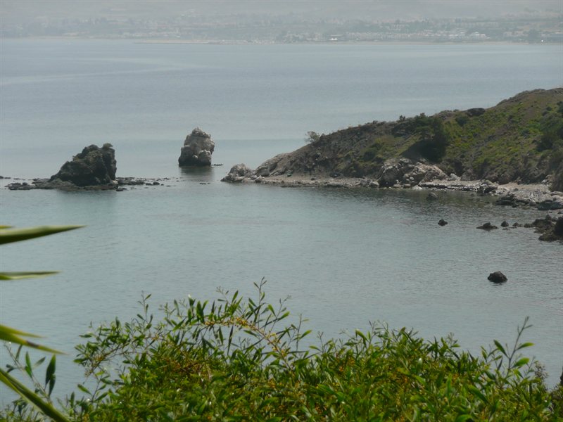 View from restaurant at Aphrodite's Baths