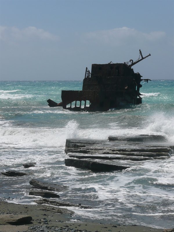 Wreck near Akrotiri