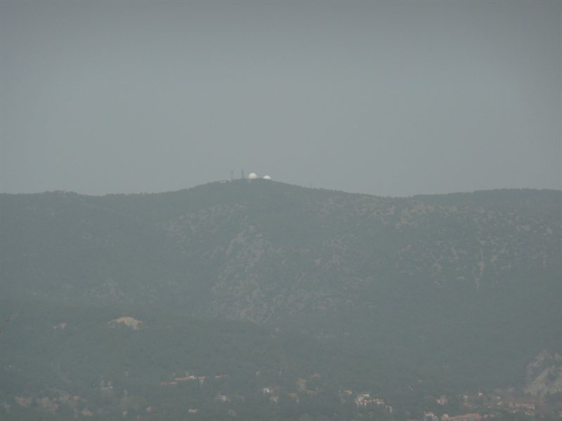 View of Troodos from old road into Vasa