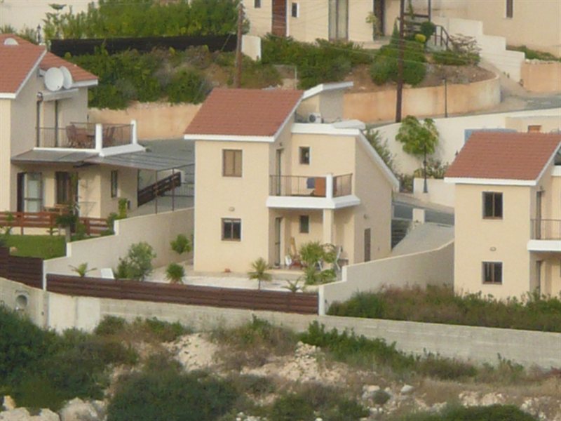 Villa from opposite hillside