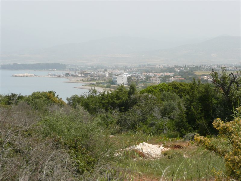 View over Latchi, looking on to Polis