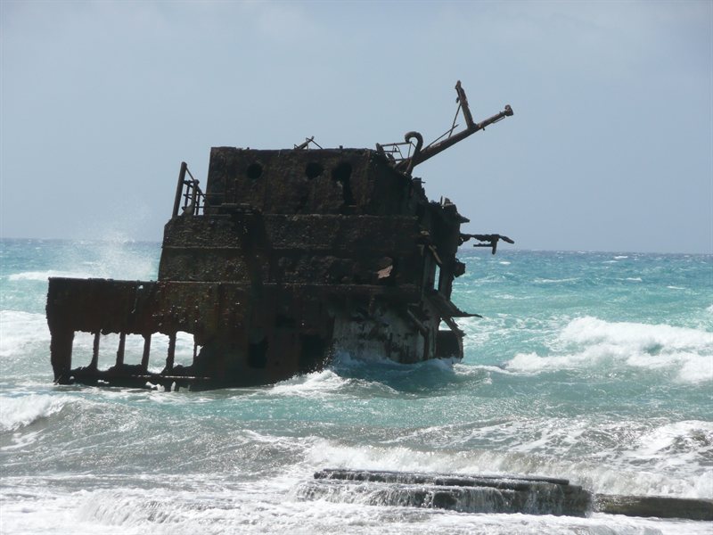 Wreck near Akrotiri