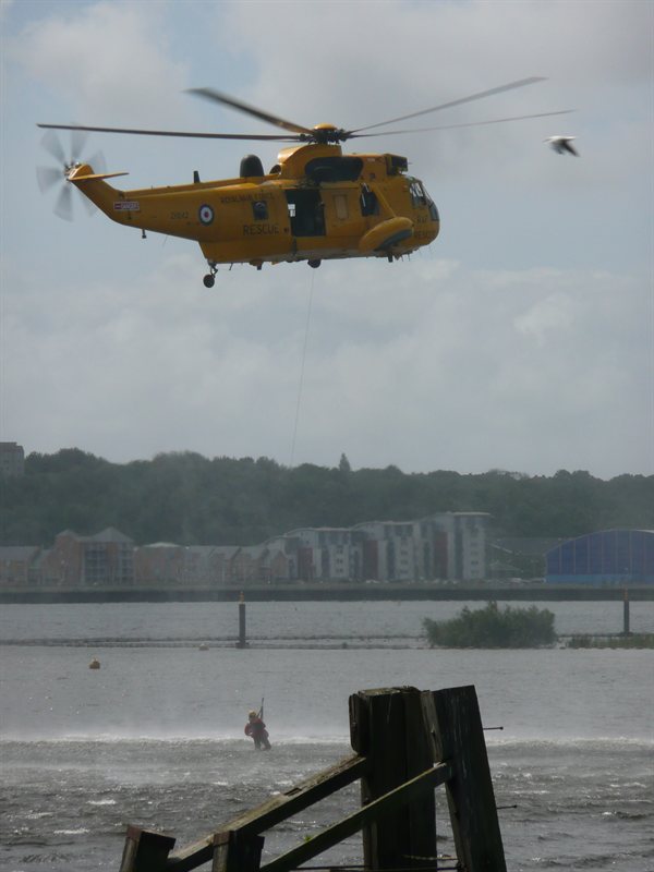 Sea King in action