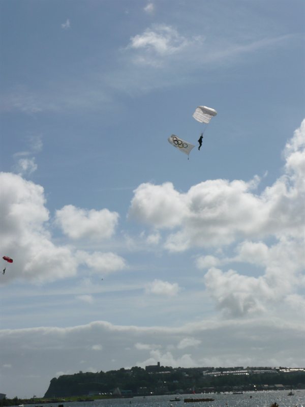 Olympic flag direct from Beijing