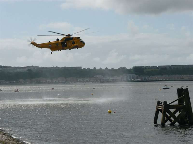Sea King on the way