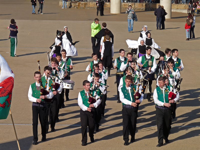Breton pipe band