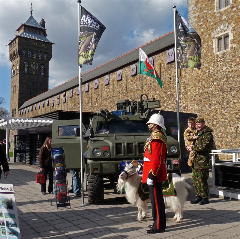 The Welch Guards Mascot