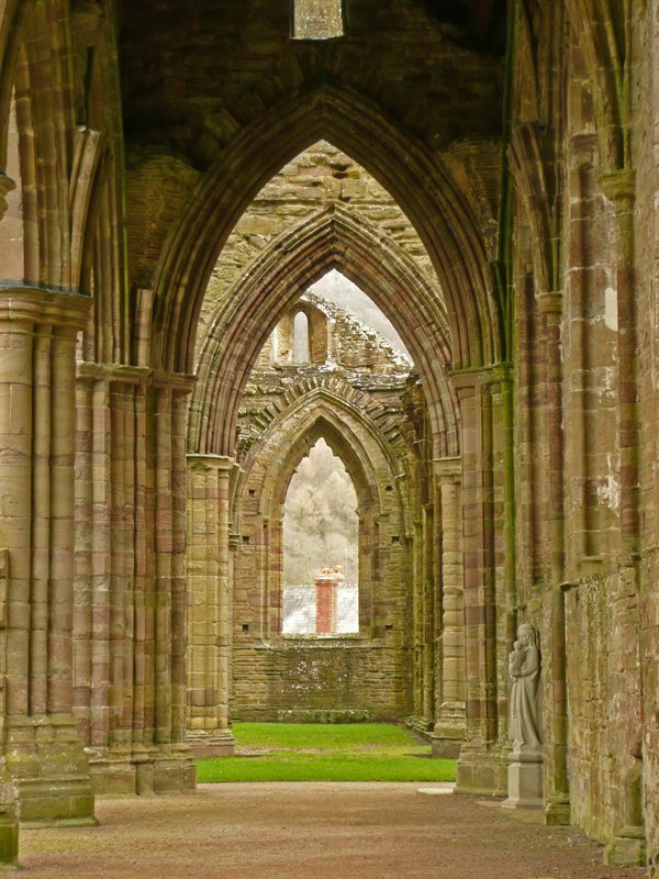 Inside Tintern Abbey