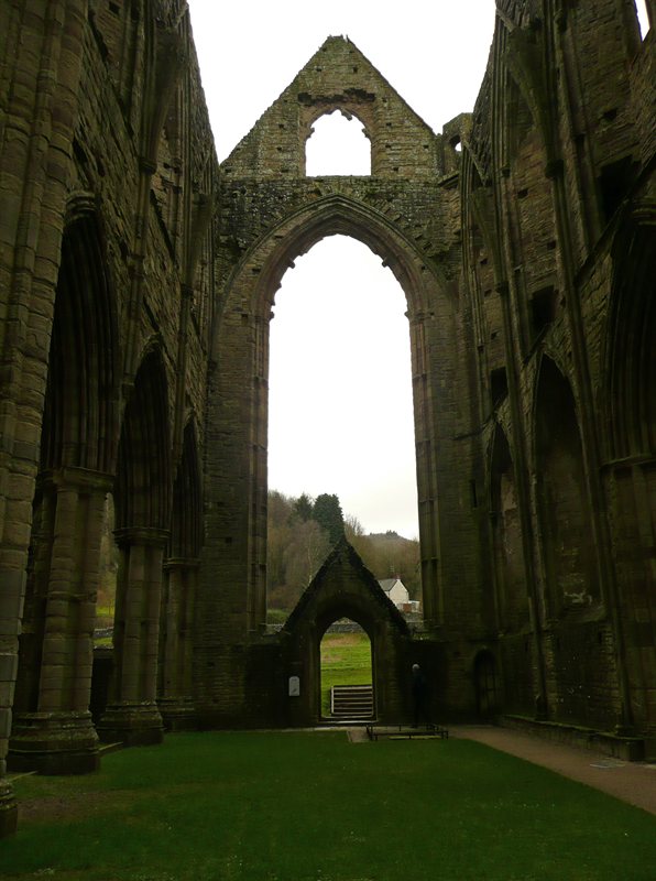 Inside Tintern Abbey