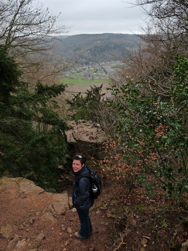 Tintern Abbey viewed from Devil's Pulpit