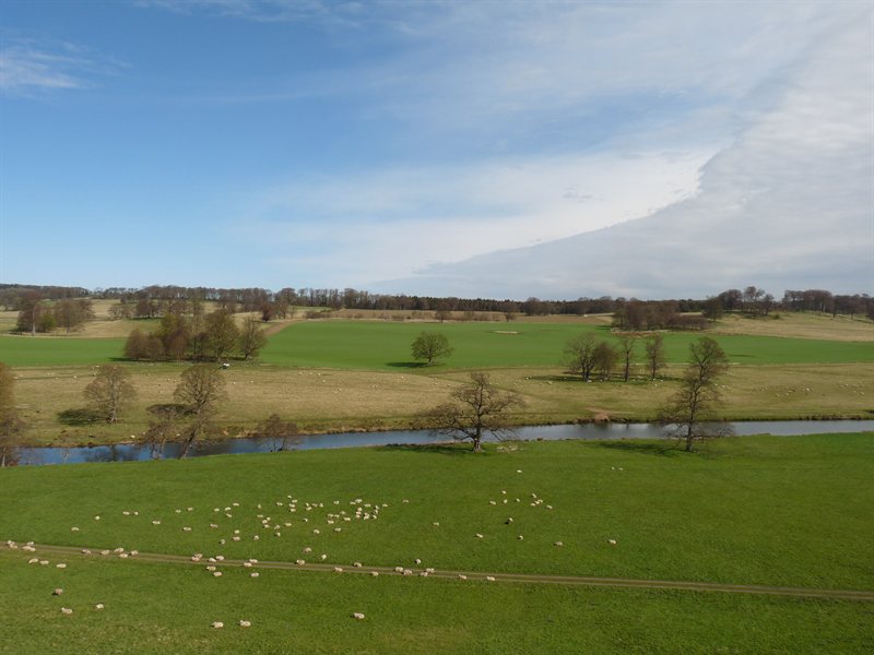 View from Alnwick Castle wall
