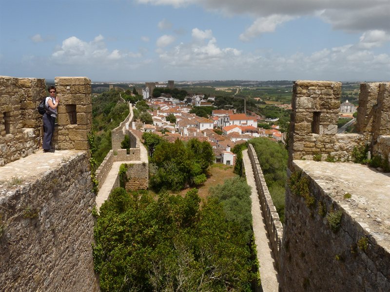 Walls around Obidos