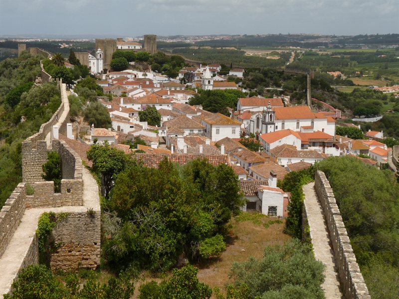 Walls around Obidos