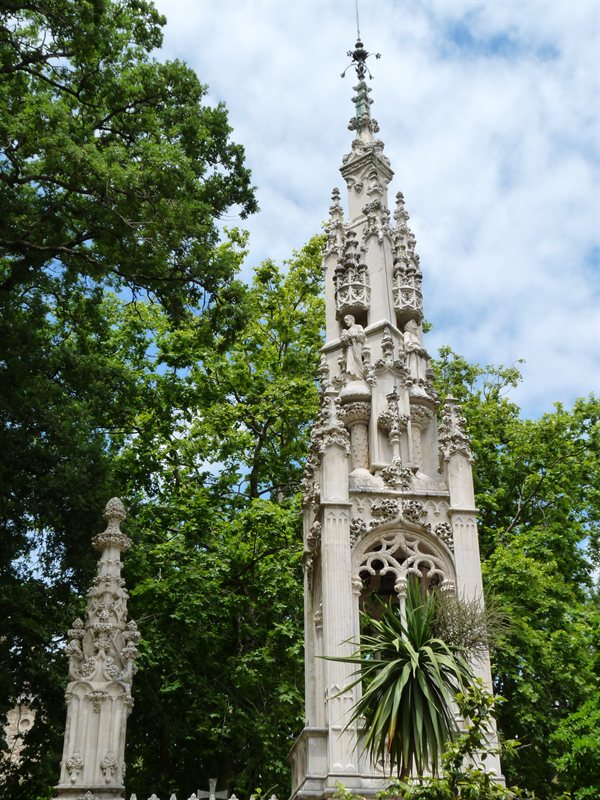 Chapel spires at Quinta da Regaleira