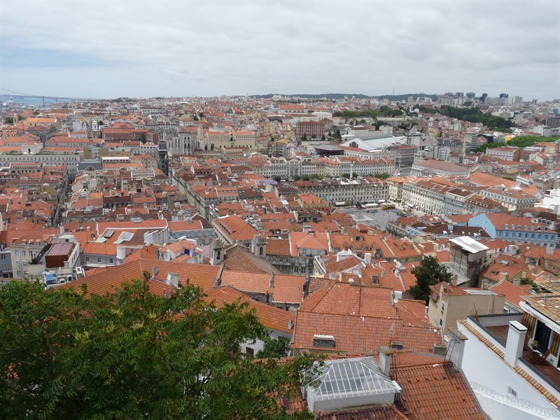 View of Lisbon from Castelo de Sao Jorge