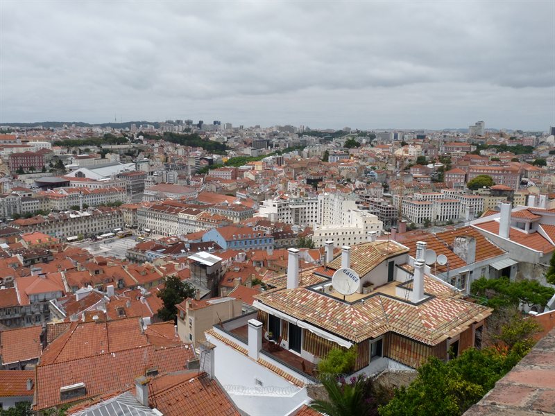 View of Lisbon from Castelo de Sao Jorge