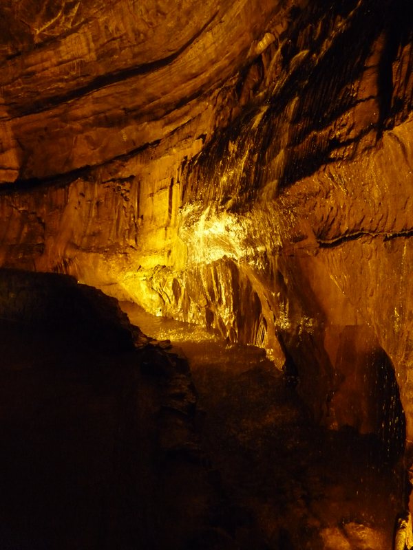 On the way into Cathedral Cave