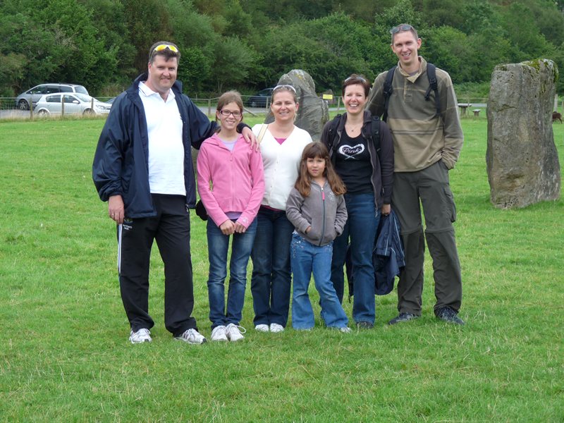 All of us outside the Shire Horse Centre