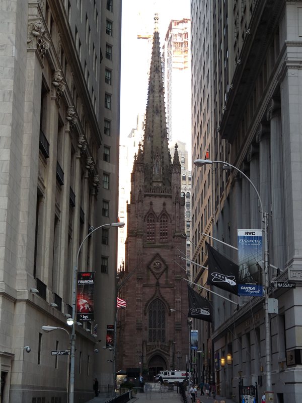 Trinity Church in the Financial District