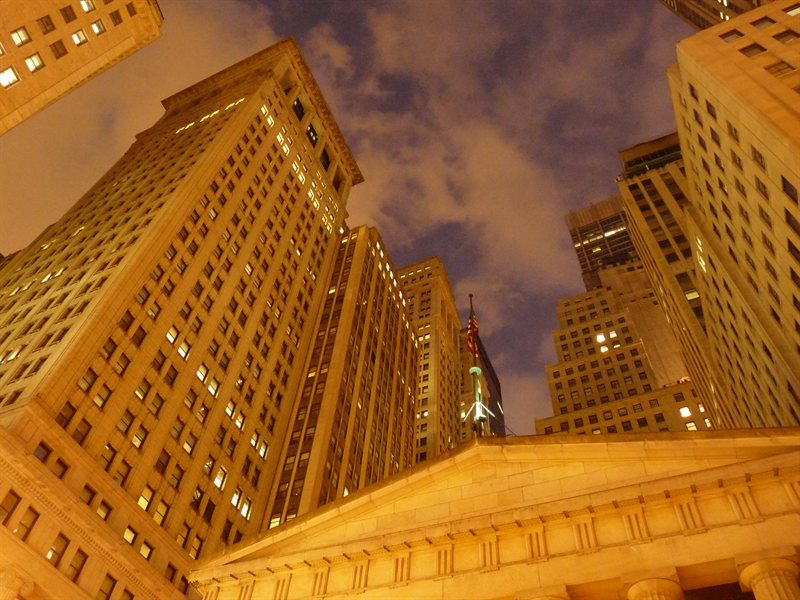 Skyscrapers at night!