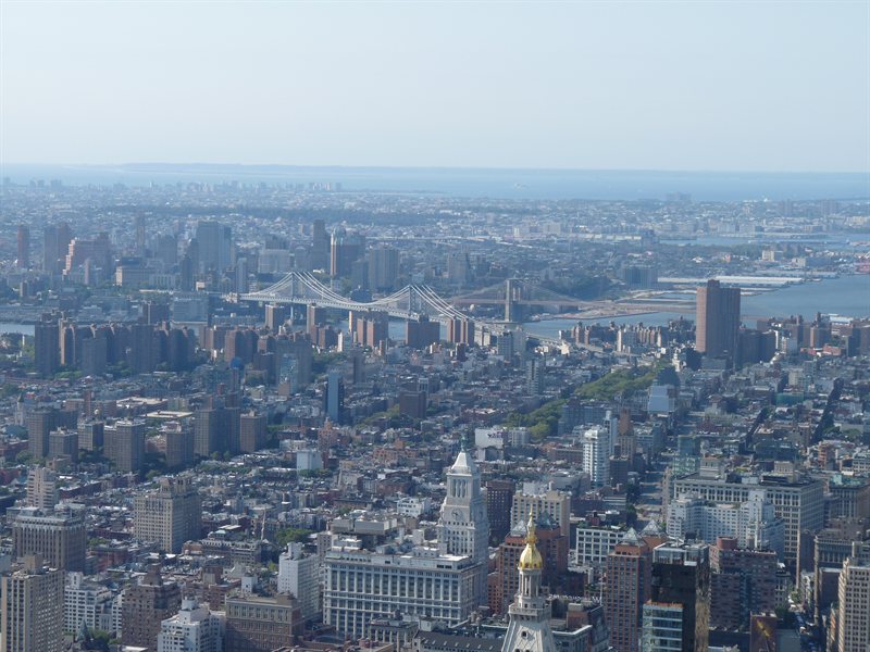 Brooklyn and Manhattan Bridges