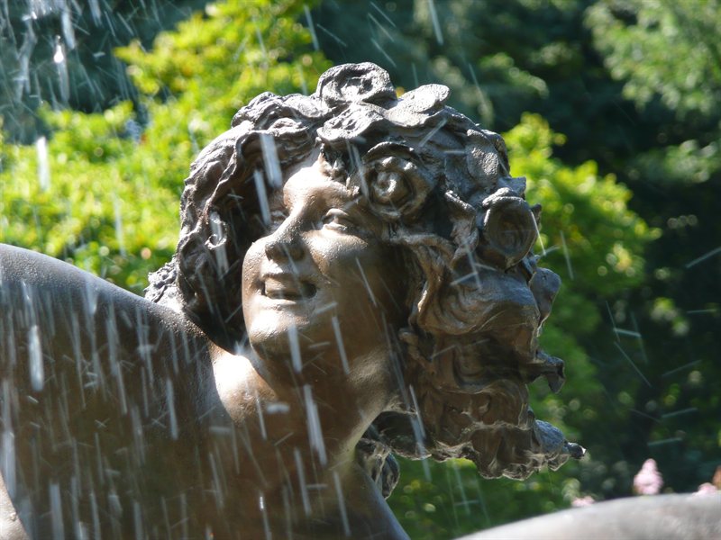 Fountain in Conservatory Garden