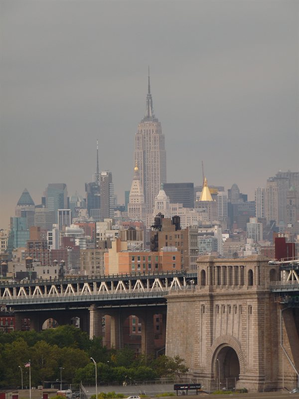 Empire State Building from the Brooklyn Bridge