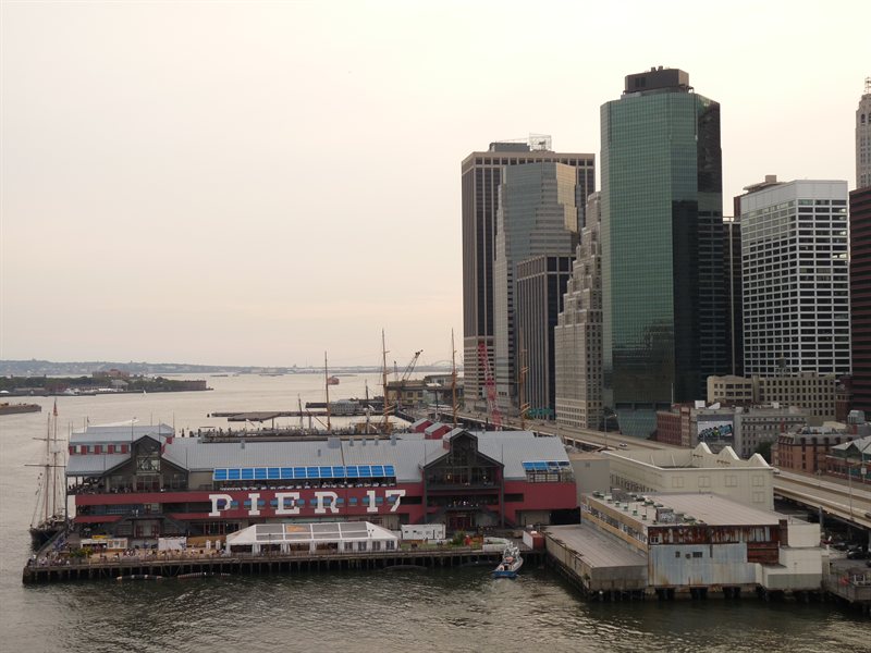 South Street Sea Port from the Brooklyn Bridge