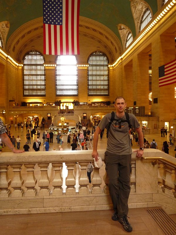 Ed in Grand Central Station