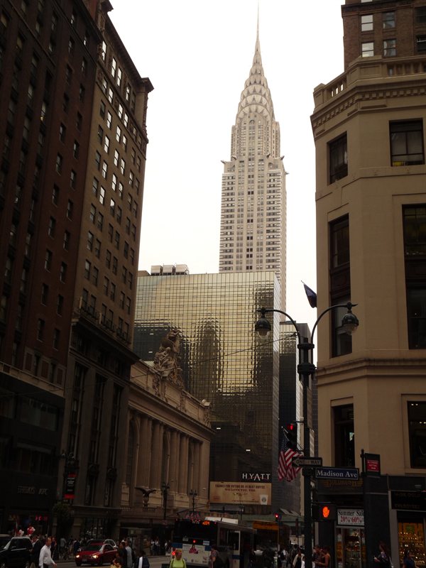 Grand Central Station with the Chrysler Building