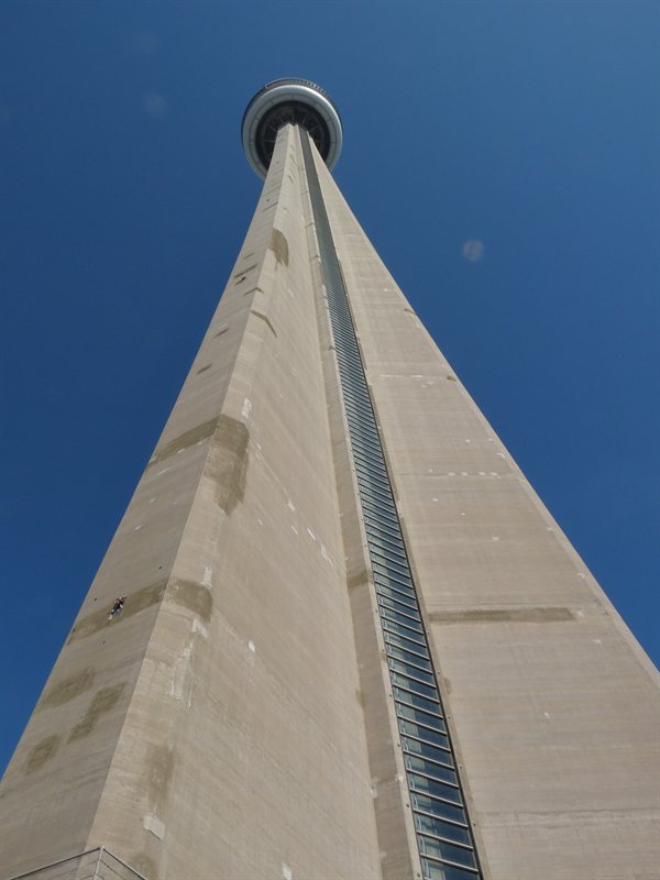 The CN Tower from below