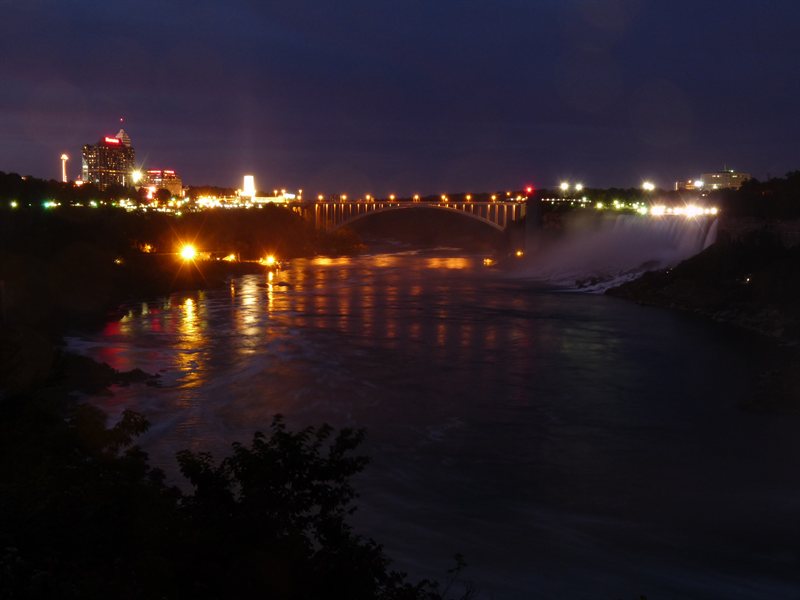 The Falls at night