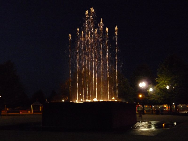 Fountain display at Navy Pier