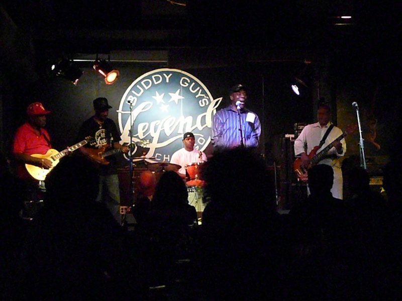 Buddy Guy on stage performing