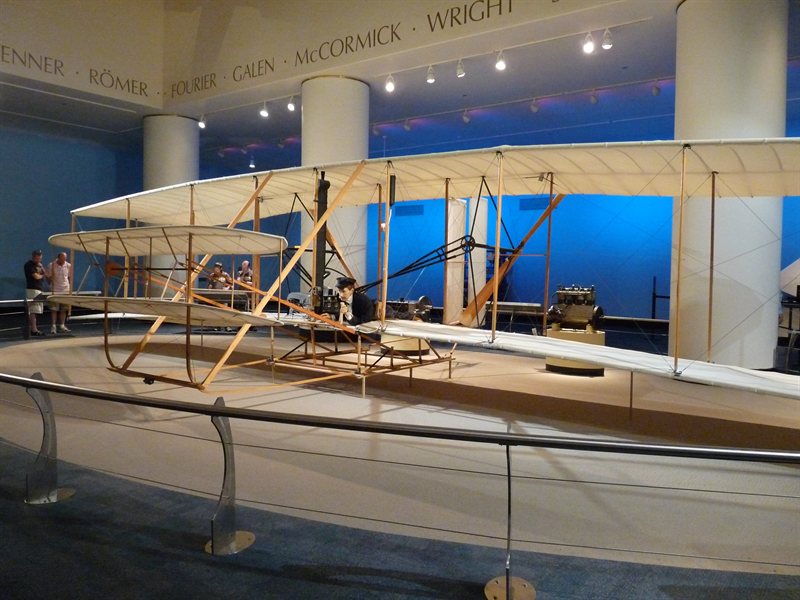 Wright Brothers aircraft at the Chicago Museum of Science and Industry