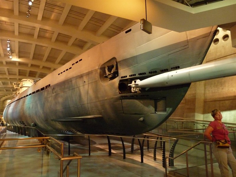U505 German U-boat at Chicago Museum of Science and Industry
