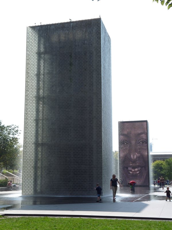 The Human Gargoyle fountain