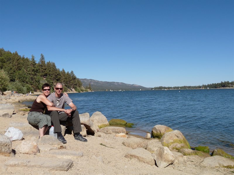 Stop off at Big Bear Lake
