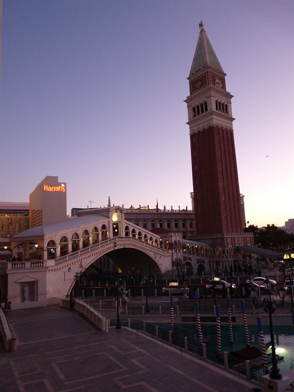 View from the Venetian verandah