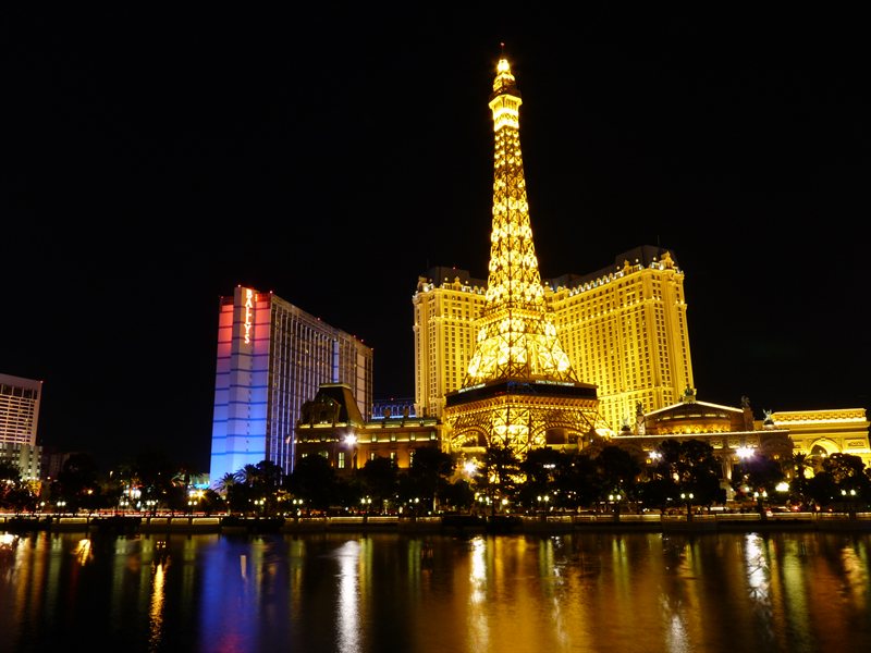The "Paris" viewed from the Bellagio