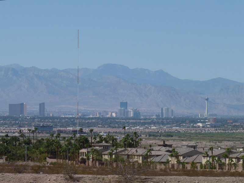 Las Vegas from a distance
