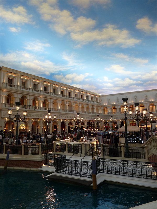 St. Mark's Square inside the Venetian Hotel and Casino
