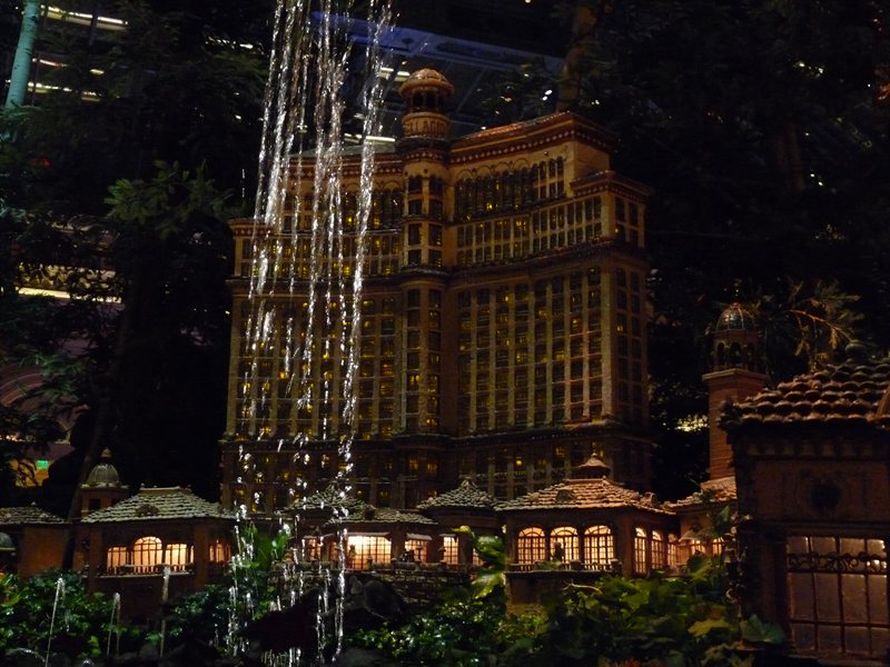 Close-up of the Bellagio model