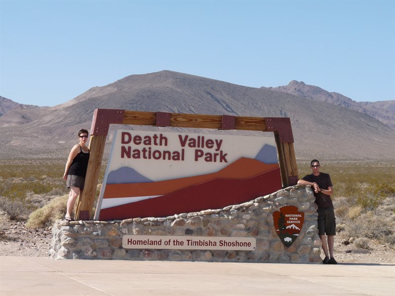 Entrance to Death Valley National Park