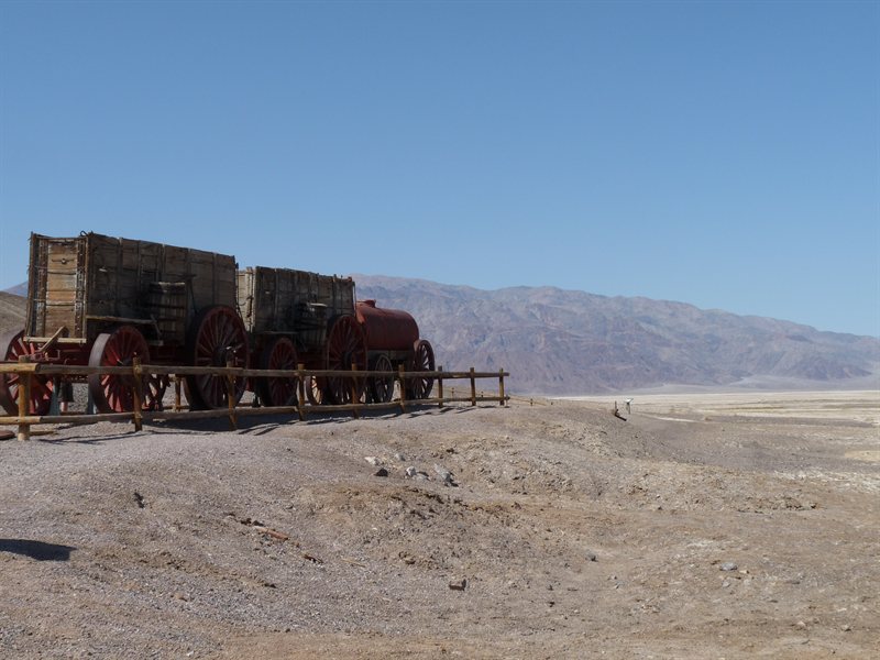 Old Borax mine at Death Valley