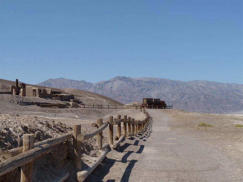 Old Borax mine at Death Valley